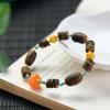 Agarholz Jujube & Türkis Bernstein Armband