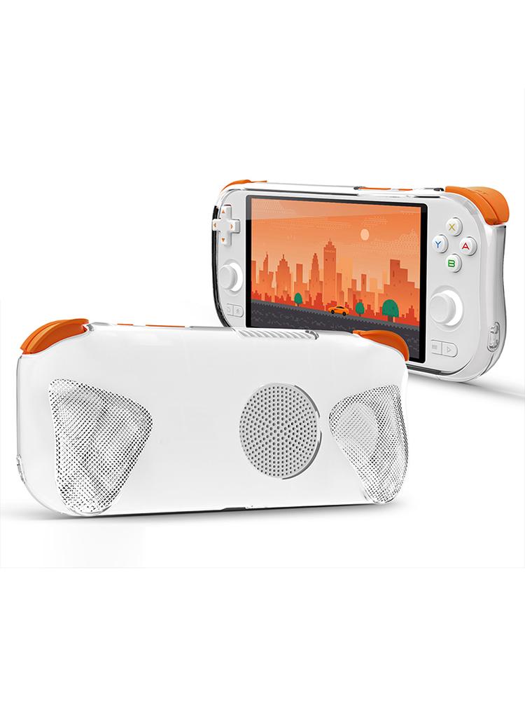 Clear TPU Protective Cover Ergonomic Grip Protective Sleeve TPU Transparent Protective Case Shockproof for MANGMI AIR X Console