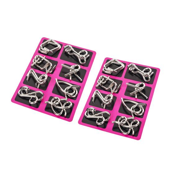 

16/24 шт./Набір Металеві Пазли-Кільця Головоломка для Мозку 3D З єднувальні Дротяні Пазли Складна Гра Діти Дорослі Логіка Розуму Тест IQ Навчальна Розблокувати З єднати C