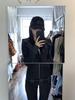 Korean Style Hooded Cardigan & High-Waisted Long Pants Set for Women - Autumn/Winter Fashion