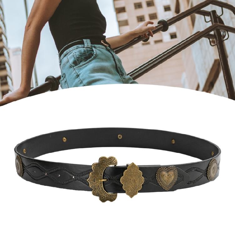 Elegant Women Waistband Punk Styles Waist Belts Sophisticated Unisex Waistband Suitable for Men and Women's Wardrobes