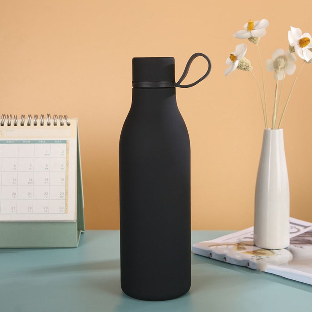 500ml Insulation Cup With Handle Large Capacity Thermos Water Bottle Vacuum Flask  Children