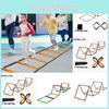Agility Butterfly Multifunctional Ladder Jump Training Kit Kids Soft Ladder Rope