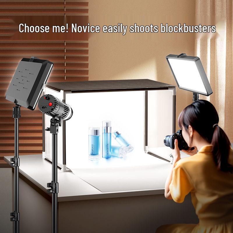 Portable LED Photo Studio Tent with Fill Light for Jewelry
