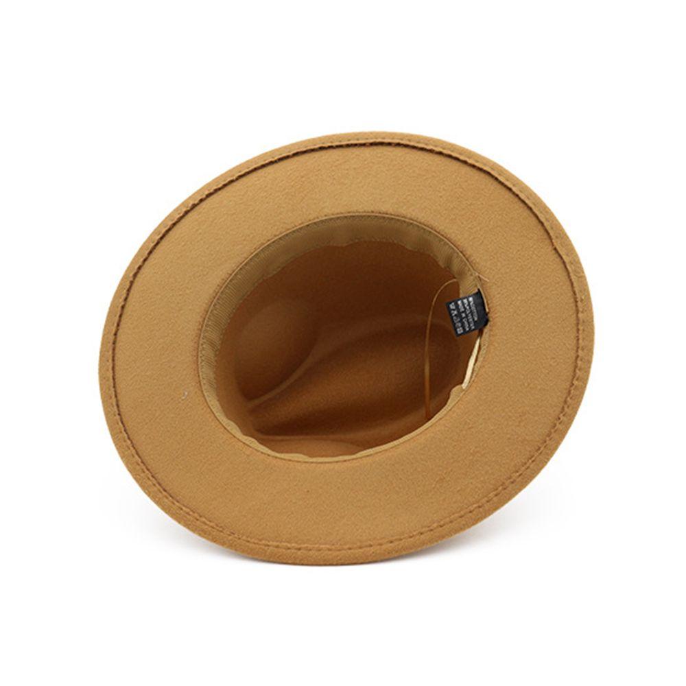 Fashion Autumn Winter Wide Brim Panama Jazz Hat Cowboy Hat Outback Hat Felt Fedora Hats