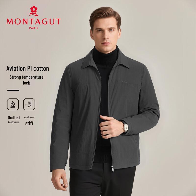 MONTAGUT Men's Padded Business Casual Winter Jacket