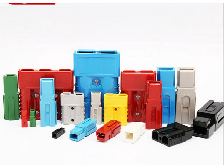 

120A Forklift Battery Charging Plug - Electric Power Straight Plug зелений