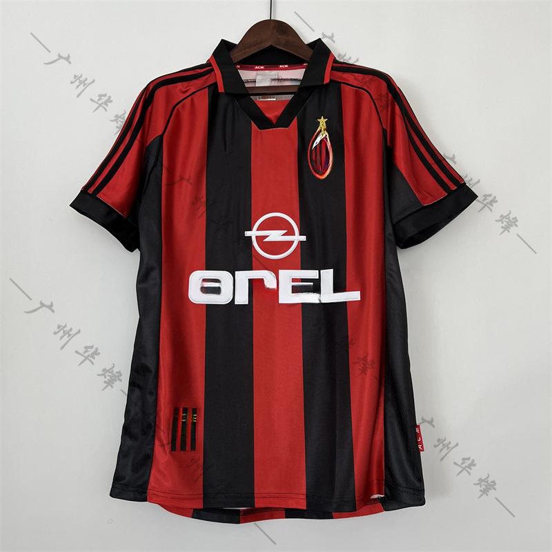 AC Shirt Vintage 1998 2006 07 Home and Away Kakamaldini Van Basten Football Shirt