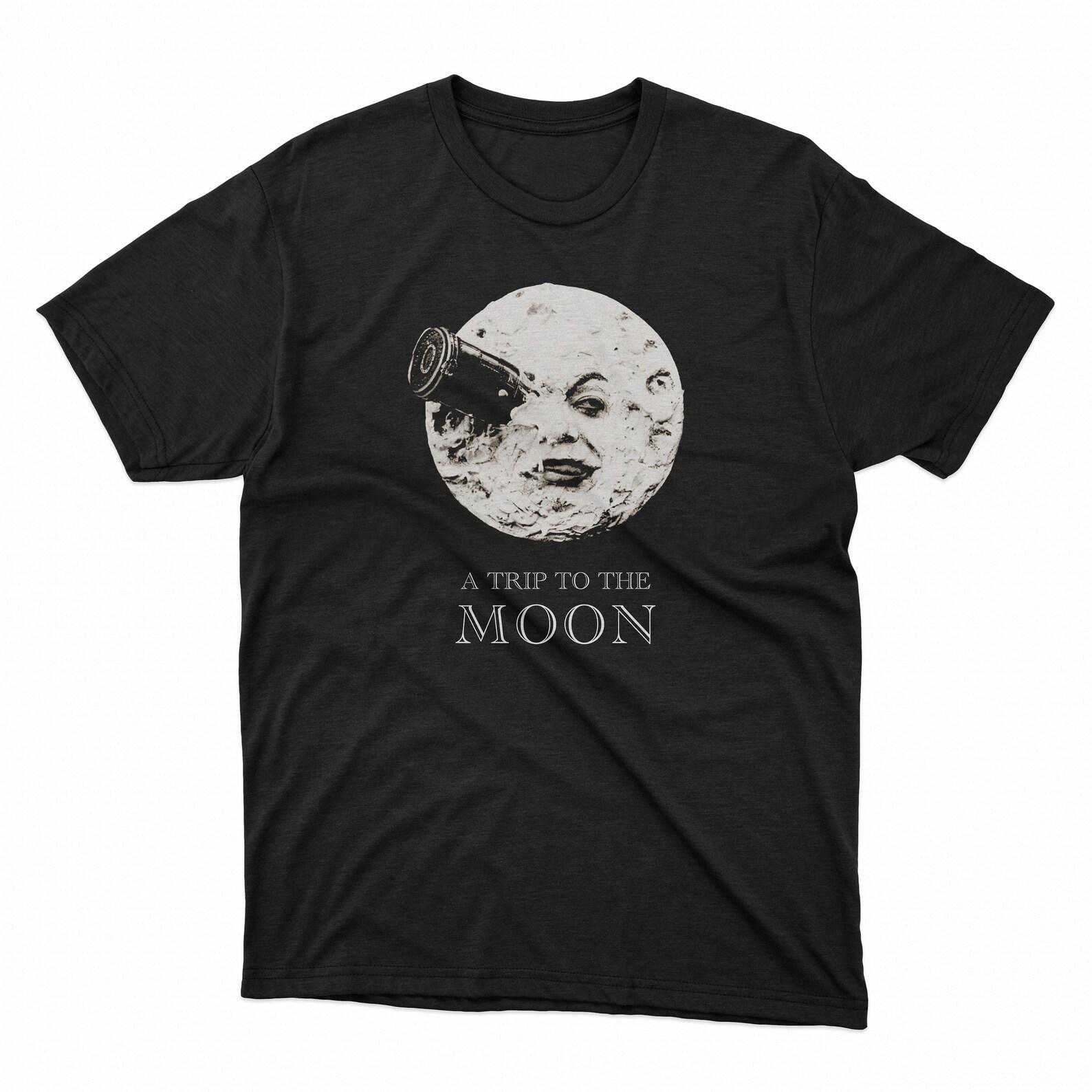 A Trip To The Moon T shirt: 1902 Movie, Gothic Style L