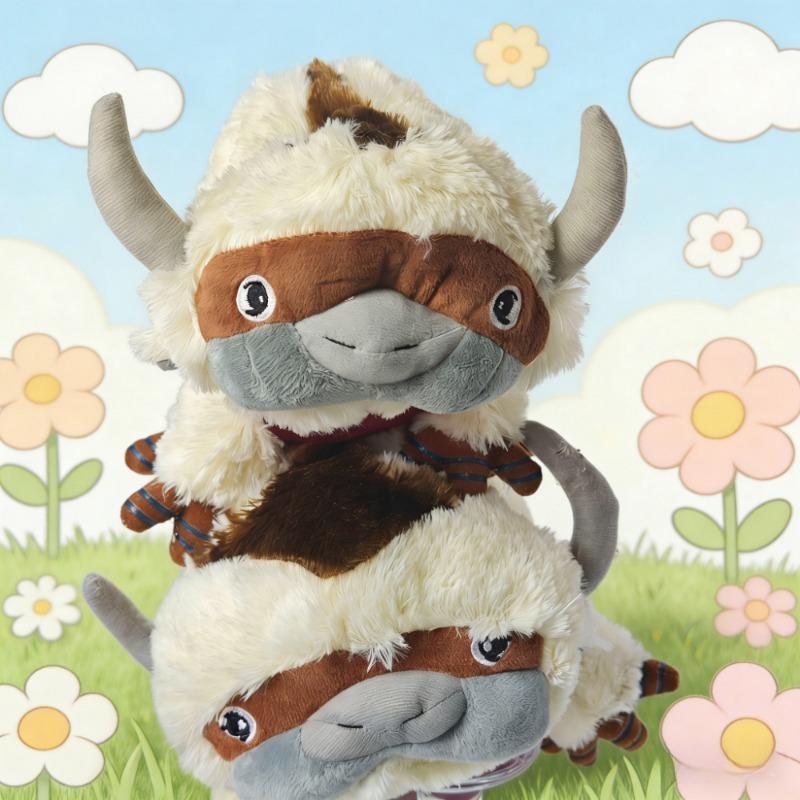 [Cartoon Flying Bison Momo Plush Toy Doll Children Gift 28-50cm]