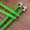 12pcs Cartoon Cute Soft Rubber Green Bamboo Panda Neutral Pen Stationery Student Exam Writing Gel Pen Office Supply Signature Pen