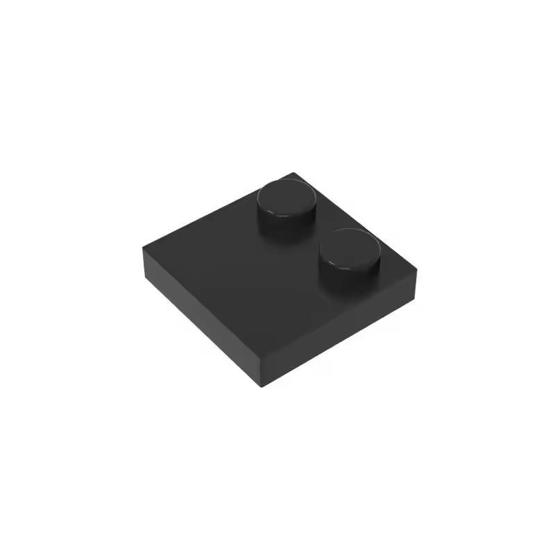 100pcs MOC Bricks Compatible Assembles Particles 33909 2x2 Half Edge 2 Bump Base Plat Building Blocks Parts Kid Toys