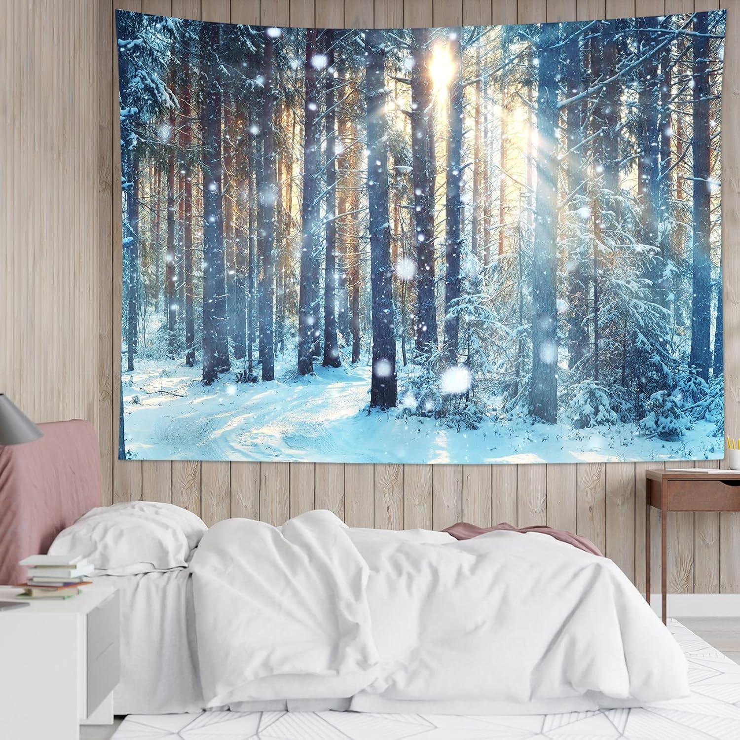 Tapestry lb winter forest wall 75x100 чёрный