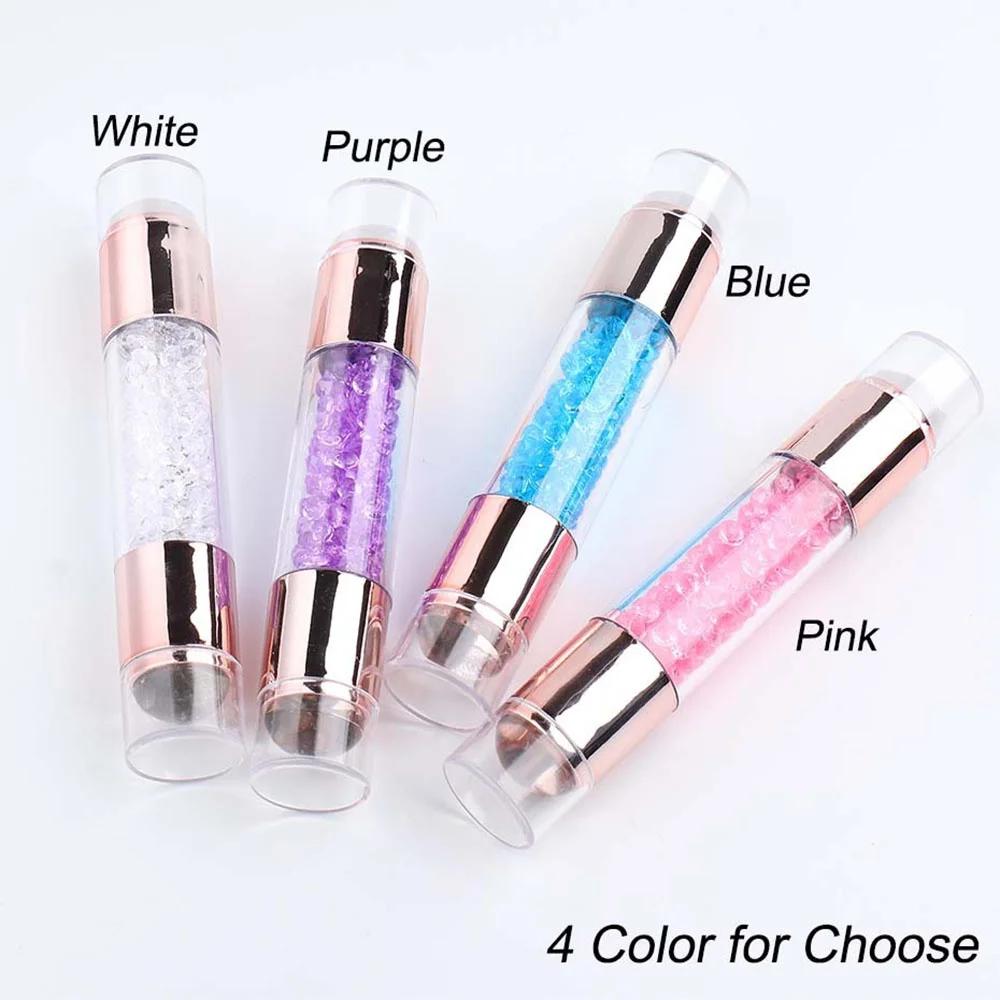 1 Pcs Nail Stamp Double Silicone White Clear Stamp Nail Art Tool Nail Art Accessories