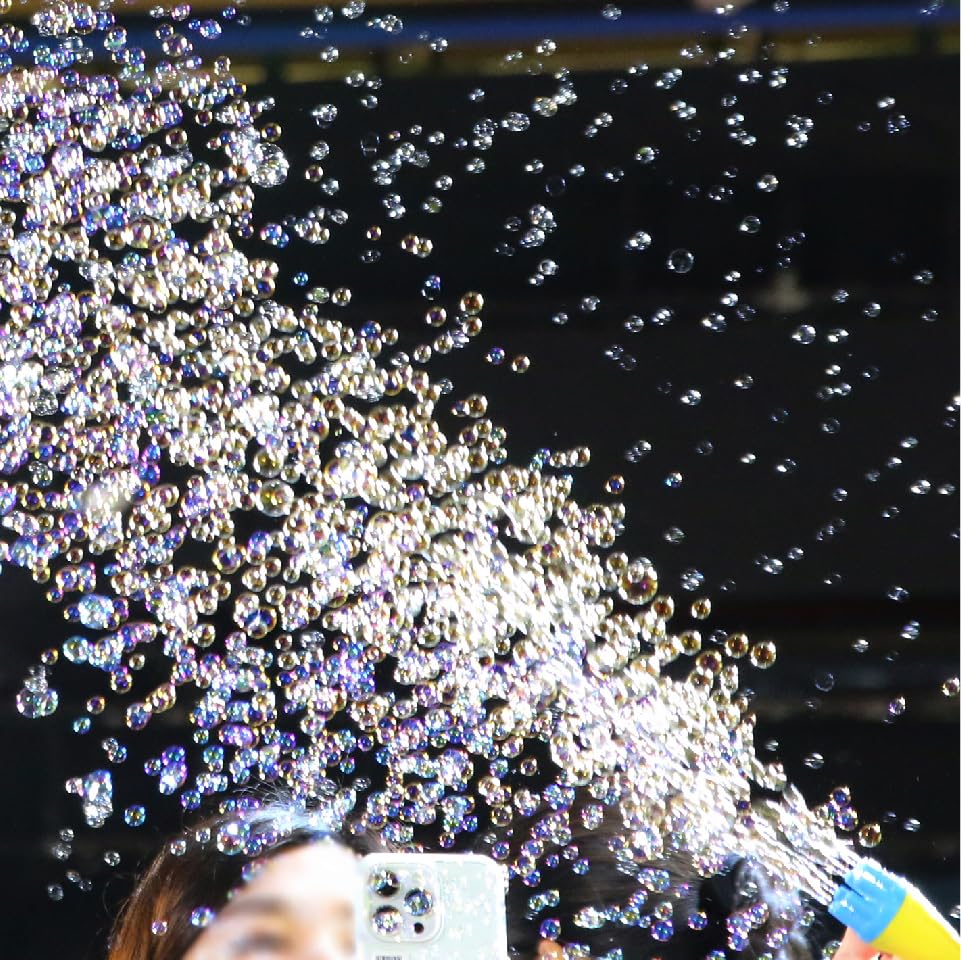 Bubble-like bubbles dancing like a snowstorm [Uncle Bubble Fun Bubble Snowstorm & Special Bubble Liquid] Camping, Outdoors, Fun Toy, Kids Gift,