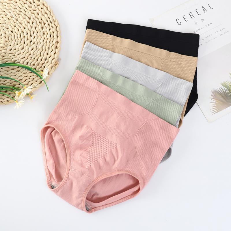 Grafen Plaster Miodu Bezszwowe Oddychające Wysokie Majtki w Talii Kompresja Brzucha Podnoszenie Bioder Kształtowanie Ciała Trójkątna Bielizna Dla Kobiet