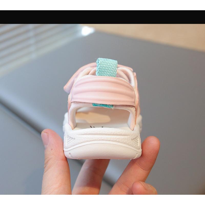 Summer new baby toddler sandals girls bag head sandals soft sole boys beach sandals