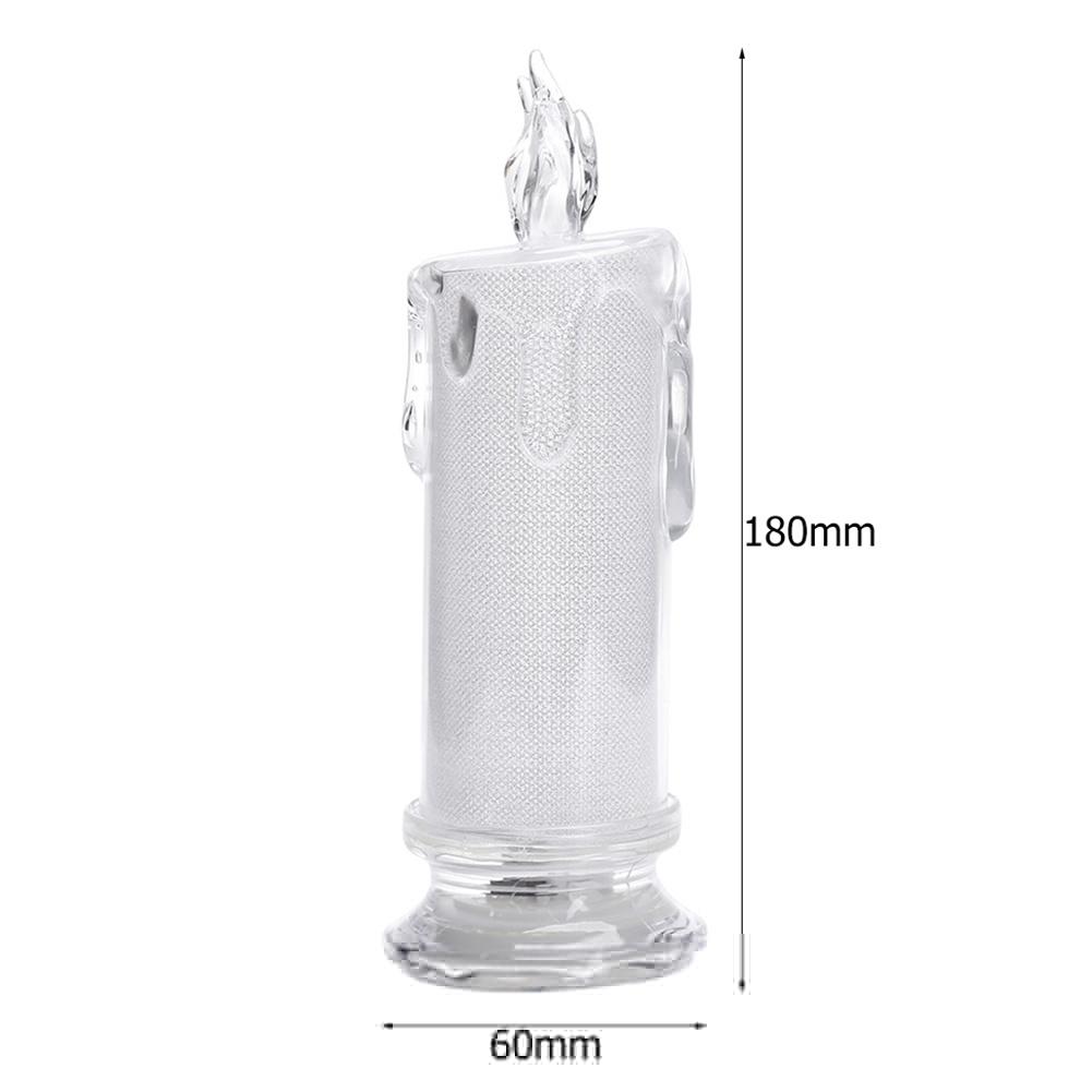 LED Flammeløse Lys Batteridrevet Simulering Tårer Lyslampe Varm Belysning Jul Hjemmedekorasjon