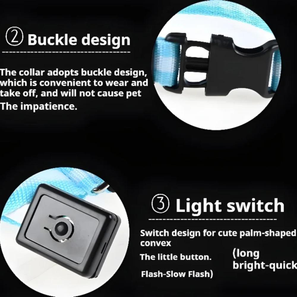 Light Up the Night - Stay Visible with Dog Glow Collar, Anti-Lost and Flashing Design for Safety