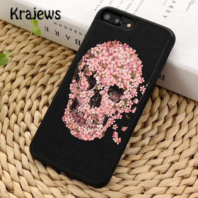 Krajews Mexican Sugar Skull Soft Phone Case Cover For iPhone 17 Air 16 15 14 plus 11 12 13 pro max coque Shell Fundas