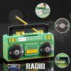 Non-Toxic 781Pcs Vintage Radio Recorder Building Block Toys Sets 3D Puzzle Model Creative Desk Decor For Collectors Christmas Gifts