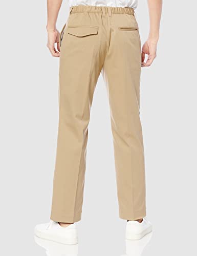 Mizuno Go To by B2MF1532 Men's Stretch Chino Cloth Outdoor Pants, Water-Repellent, Starfish Beige, XL