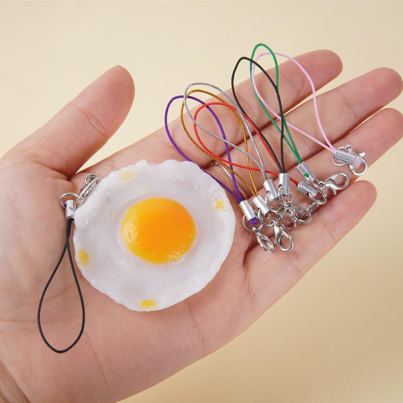 50Pcs Polyester Cord Lobster Clasp Cell Phone Lanyard Cords For Keychain Crafts Handmade Phone Rope Toys Diy Jewelry Making