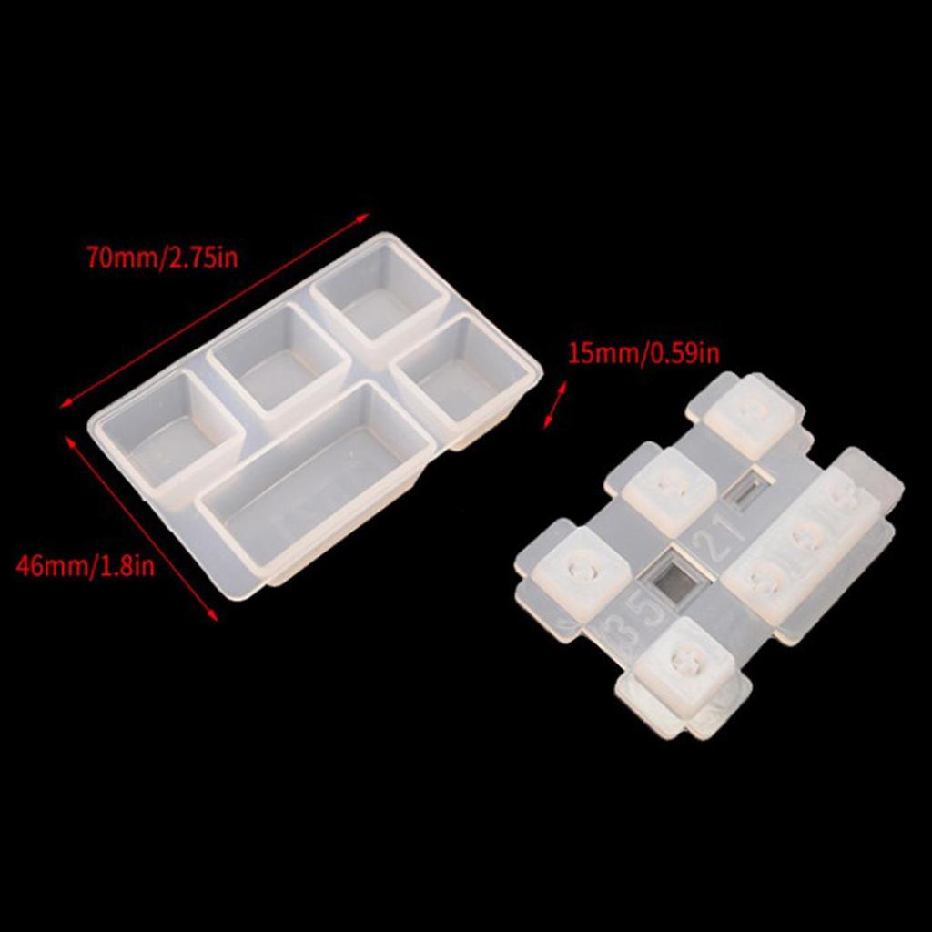 Resin Casting Tool Silicone S In Keyboard Shapes for Chocolate, Jelly, Sweets, Desserts, Baking Soap