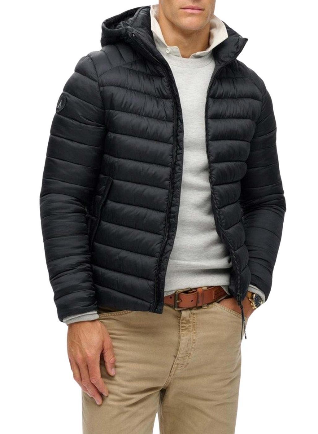 Superdry Blau Daunenjacke Mit Kapuze Fuji Sport - Bild 3
