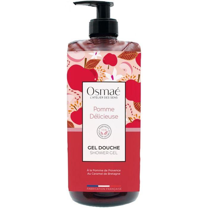 Osmaé Gel Douche Pomme Délicieuse de 1 Litre