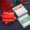 Christmas Gold Spoon and Fork Set