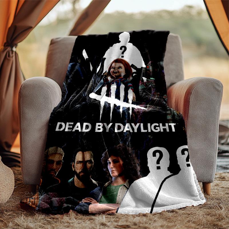 Dead Daylight Flannel Blanket Soft Warm All-Season Throw, Design for Camping, Car Travel, Hiking Sofa, Bed, Office Perfect Gift for Parties