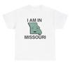 I Am In Missouri T Shirt Funny Oddly Specific Misery Pun Mental Health Gift Tee