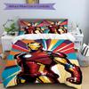 Iron Man Heroic Armor Print 3Pcs Bedding Setduvet Cover With 2 Bedropillowcase Home Birthday Gift