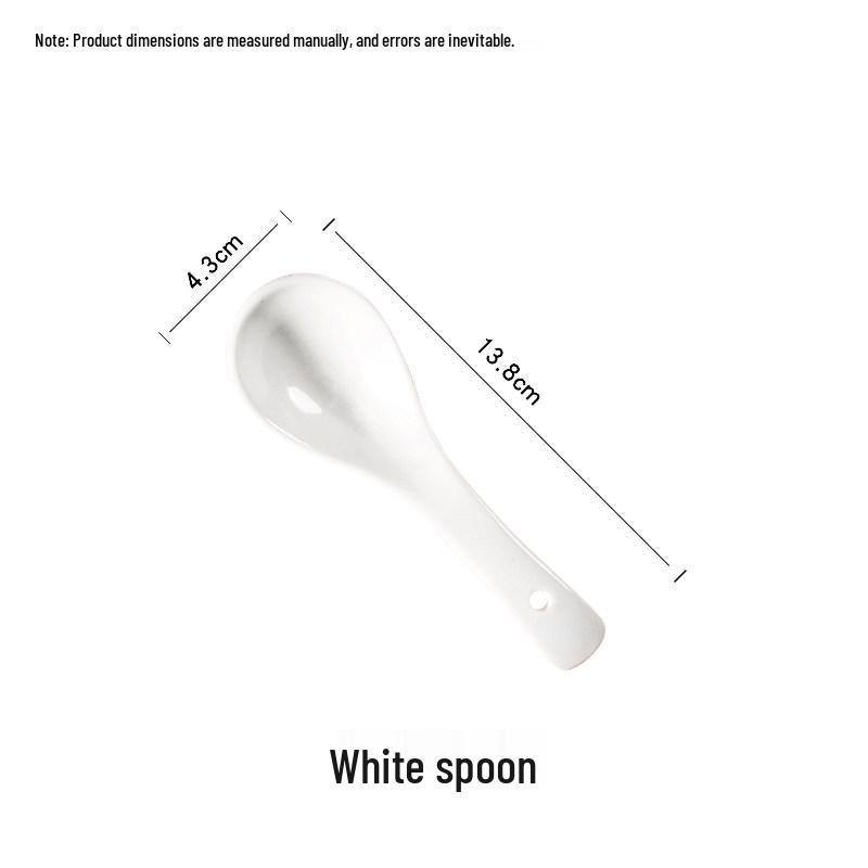 Set of 10 Ceramic Underglaze Rice Bowls - Cream Style, Ideal for Soup and Noodles (2025 New Design)