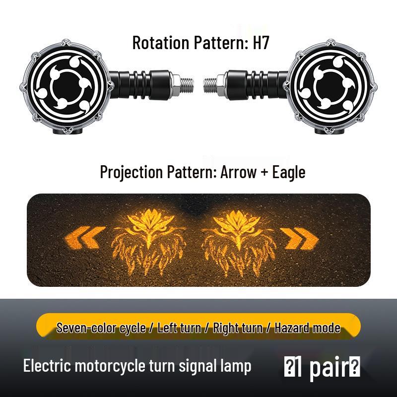 LED Flowing Water Motorcycle Turn Signal, Super Bright 12V Direction Indicator for Electric Vehicles and Scooters