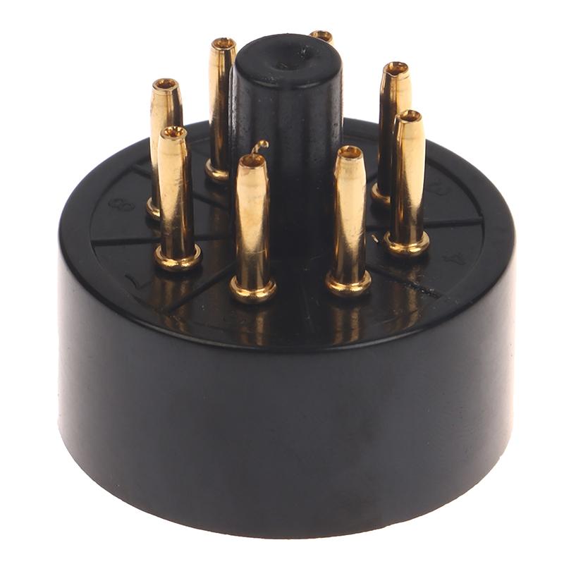 1 Peça Soquete de Tubo de Baquelite de 8 Pinos S8Aes Base de Tubo de Baquelite Para Amplificador de Válvula El34C El34