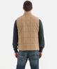 Winter Jacket Camel Active Lightweight Quilted Vest with Stand-up Collar (460330-8U99) Beige