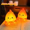 Cozy Dorm Room Decoration Cartoon Fake Campfire Night Light, Cute Warm Glow Bedside Unique Birthday Gift for Girls Boys Ornament, Portable Lamp