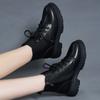 Short Boots Women's Autumn and Winter Boots Women's Shoes Fleece Cotton Boots Thick Heel Martin Boots