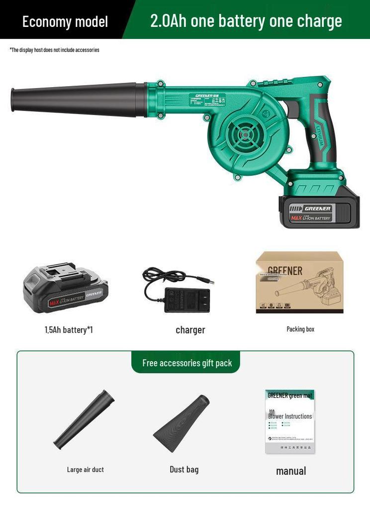 Green Forest 220V High-Power Industrial Hair Dryer & Dust Blower Gun