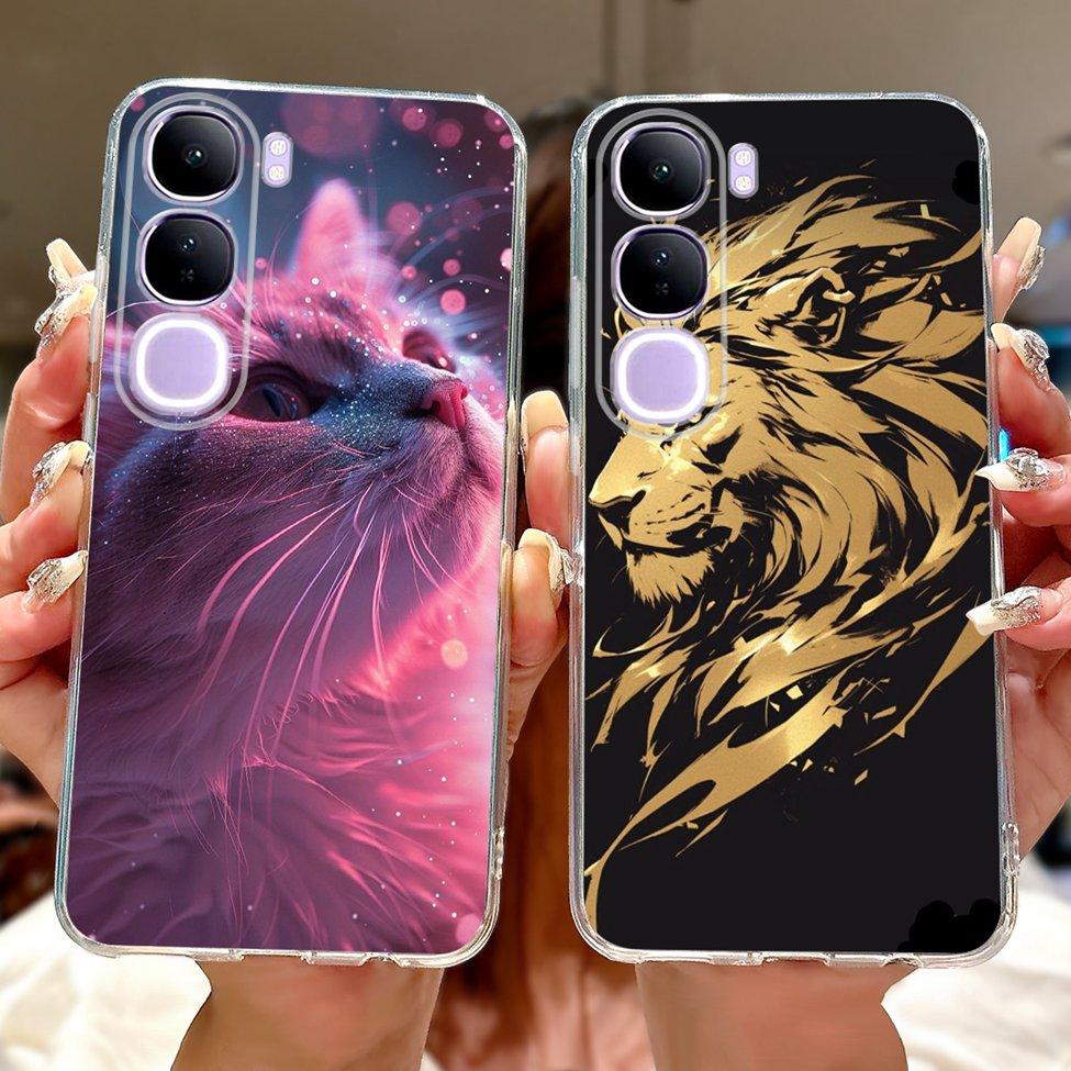 Clear For Vivo V40 Lite IDN Case 4G 5G Cute Cartoon Cool Luxury Funny Boys Girls Phone Case For vivo V40 Lite 5G IDN Back Cover