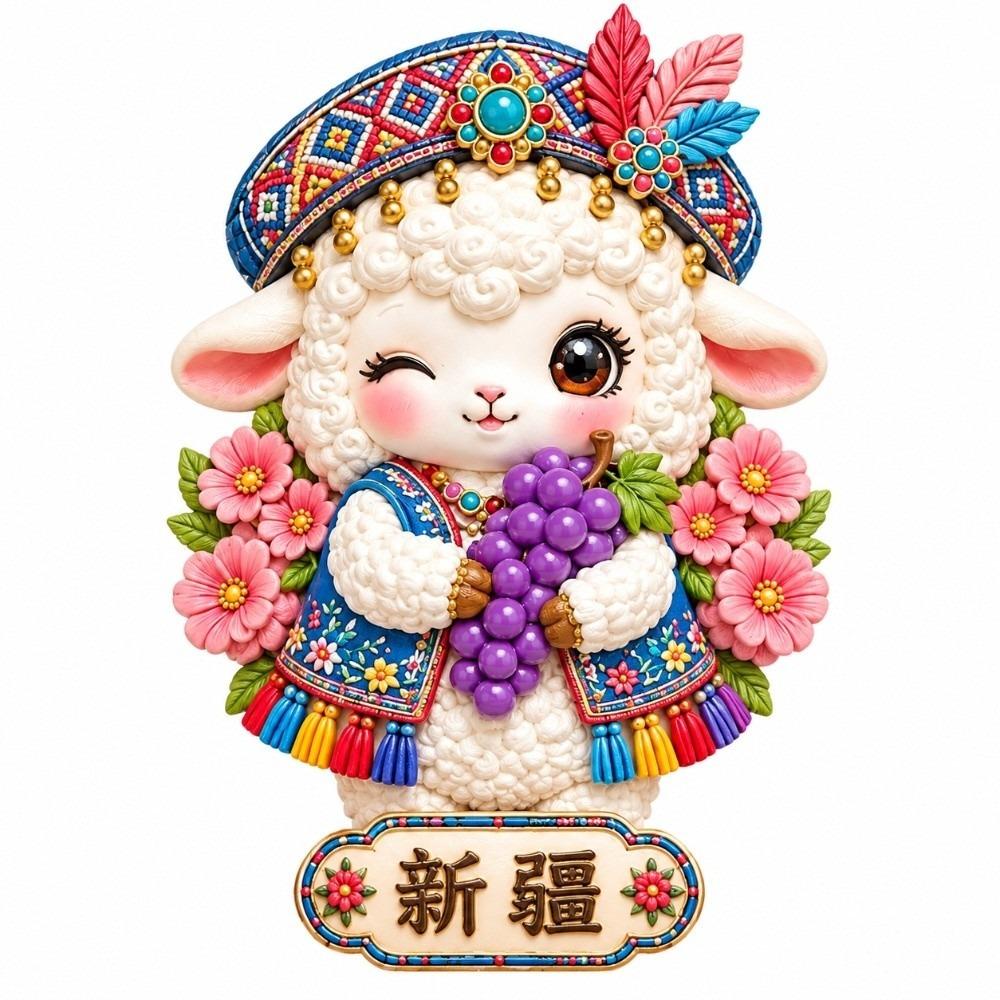 Resin Food Fridge Magnet Magnetic Refrigerator Sticker Cultural Heritage Tourism