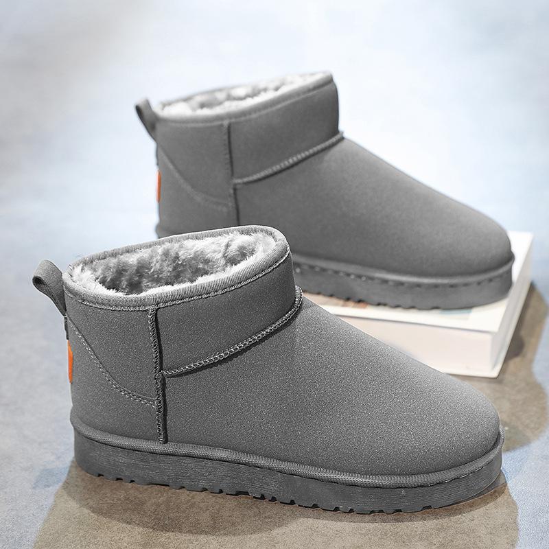 Large Size Platform Cotton Shoes Solid Color Comfortable Soft Warm Snow Boots
