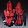 Unisex Casual Loose Fit Long Sleeve Hooded Jacket with Printed Pocket