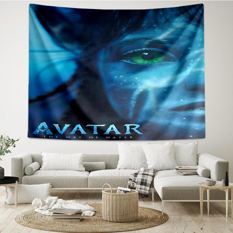 Avatar Print Tapestry, Backdrop, Easy Setup, Ideal for Bedroom, Office & Living Room, with Aesthetic Wall Hanging Decor.