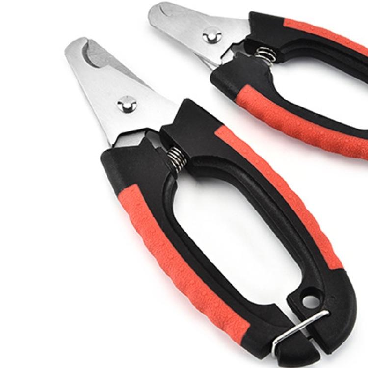 Round Tip Cat Nail Cutter Professional Pet Claws Trimmers with Anti-slip Handle