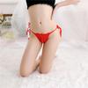 Sexy Women's Bowknot Flower Self Tie G-String Underwear Thong Panties Briefs
