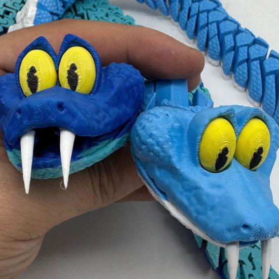 3D tištěná hračka had kloubová zvířecí hračka fidget flexibilní Gary had hračka na odbourání stresu sběratelská stolní hračka pro mazlíčky dárek pro filmové fanoušky