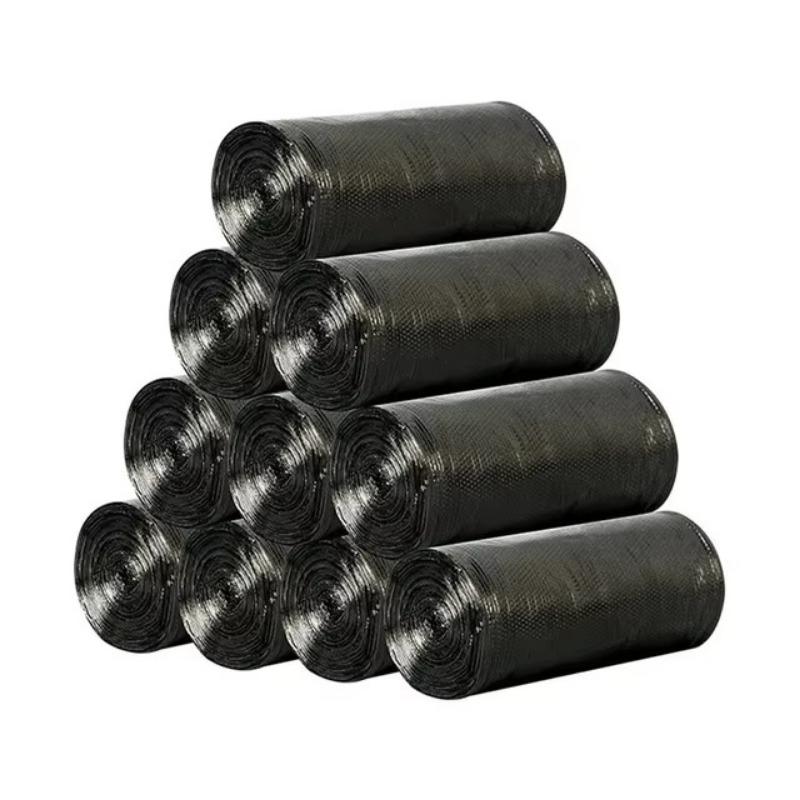 

100/200 шт. черный мешок для мусора для дома, кухни, спальни, ванной, офиса, герметичные одноразовые пластиковые утолщенные мешки для мусора 45x50cm&0.9mil&100PCS чёрный